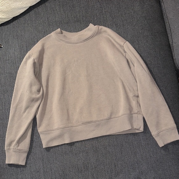 a new day Sweaters - Women's Taupe Crewneck Sweater
